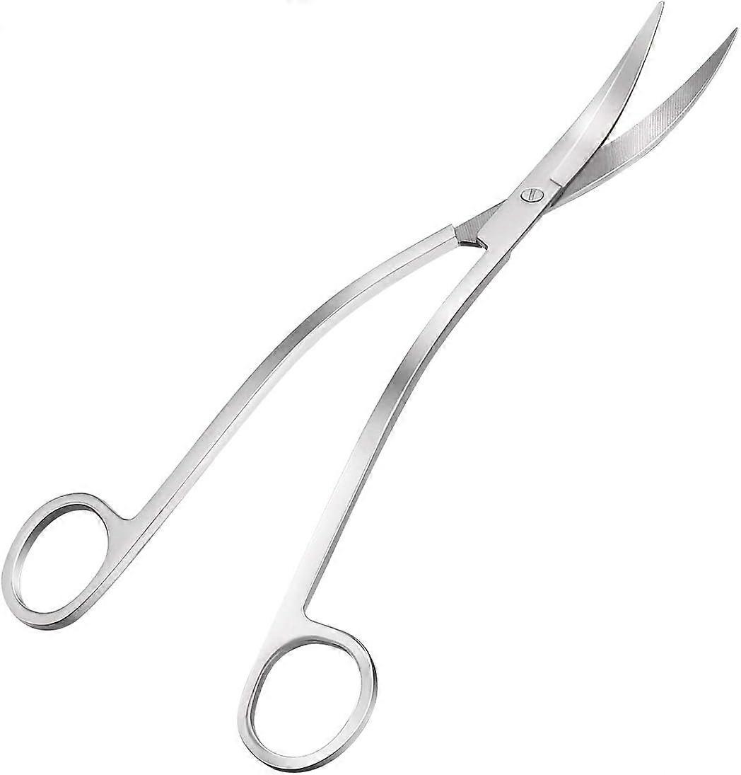 水生植物用湾曲ヘッド水槽用ハサミ 24cm