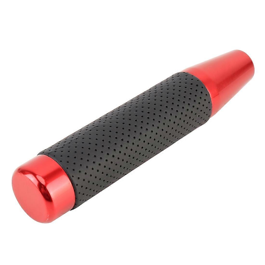 Metal Leather Long Column Car Shift Knob, Size: 18x3.3cm