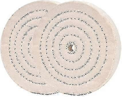 5/8インチアーバーホールグリットファイン(70プライ)2個付きベンチグラインダー用8インチホワイトバフ研磨ホイール