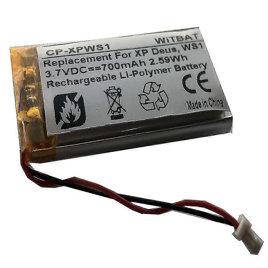 compatible with Xp Orx Ws5 Metal Detector Battery