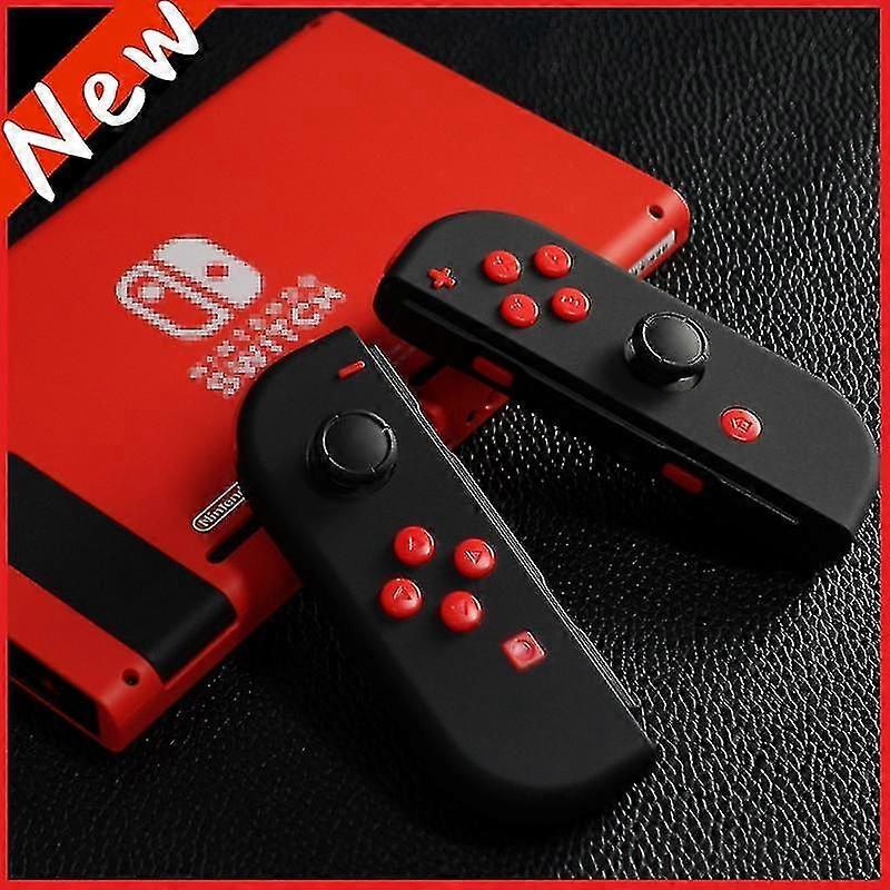Black Red Color Diy Switch Shell Joycon Controller Replacement Housing Cover Ns Console Case For Nintendo Switch Accessories new