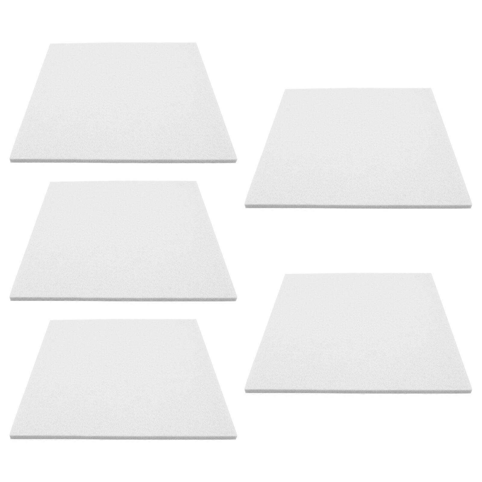 5pcs Practical Felt Panel Dumboard Acoustic Absorption Panel for Music Room KTV
