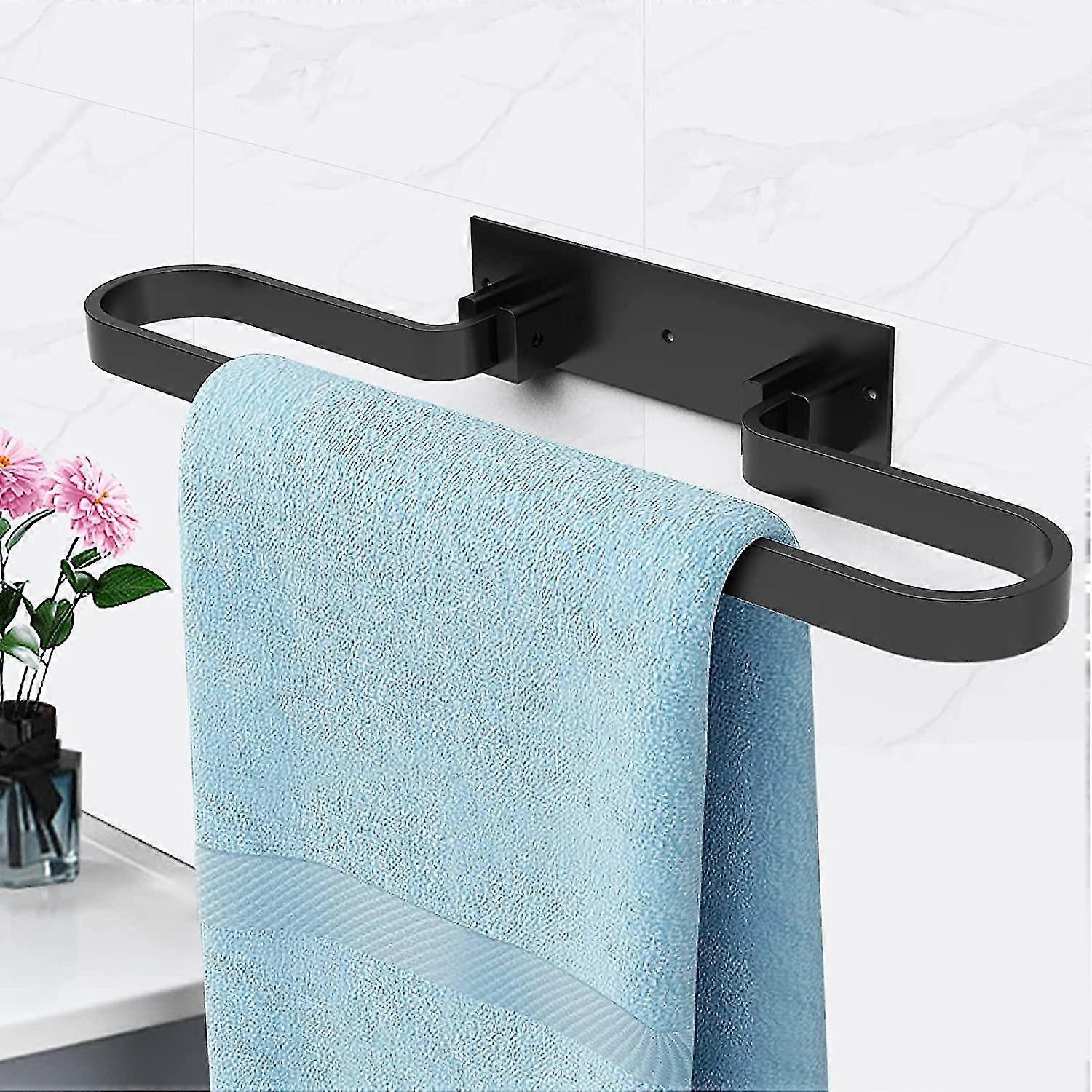 bathroom Towel Rack, 90 Rotating Wall Mounted Towel Rack 40 Cm