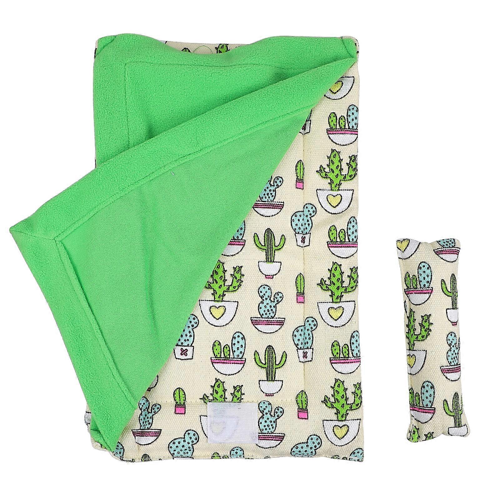 1 Set Reptile Sleeping Bag Reptile Pets' Sleeping Habitat Bed with Blanket
