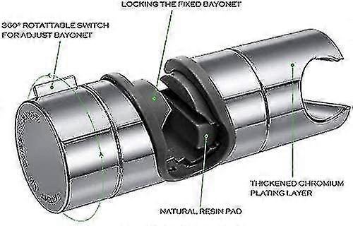Universal Hand Shower Bracket, Adjustable Shower Bracket, 360 Rotatable Shower