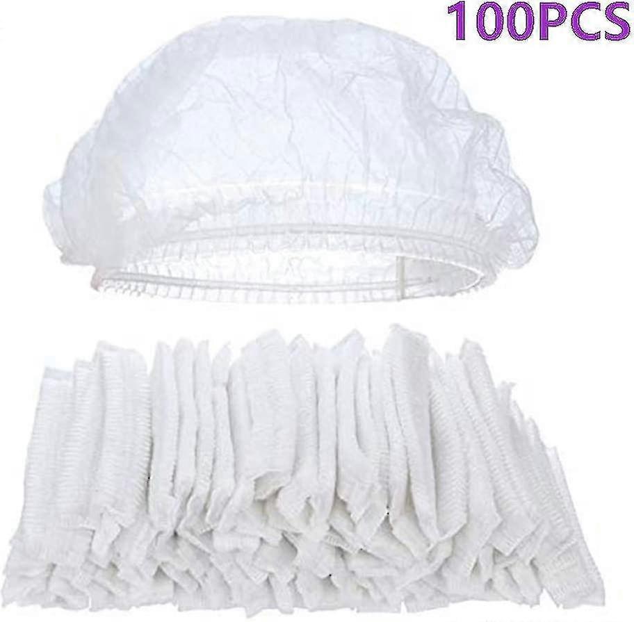 Transparent Disposable Plastic Shower Cap Plastic Clear Elastic Bath Cap Clear