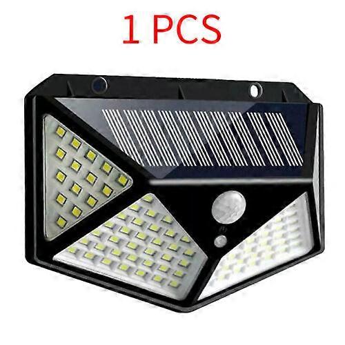 Outdoor Solar Power PIR Motion Sensor Wall Lights 4X 100LEDs Garden Security Lamp