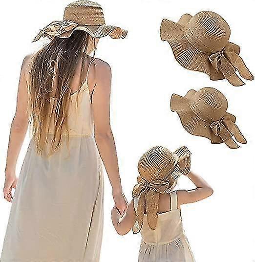 2szt Rodzina pasująca do Summer Beach Sun Hat