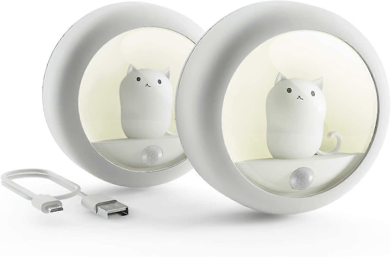 Motion Sensor Night Light With Built-in Rechargeable Battery