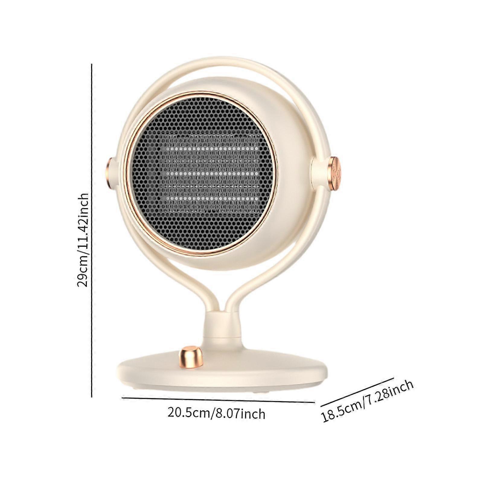 Calefactor de espacio Tiltover Shutoff de 2 velocidades para escritorio,  oficina, uso en interiores, sala de