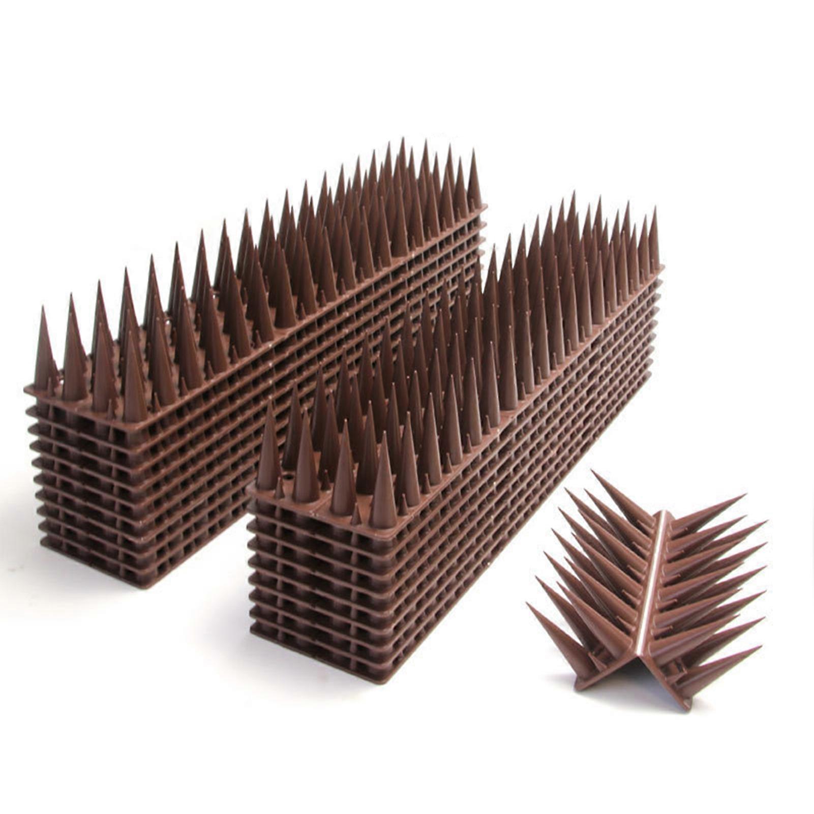 10pcs Birds Spikes for Outdoor Easy Setup Pets Control Spikes Set for Fence/Railing