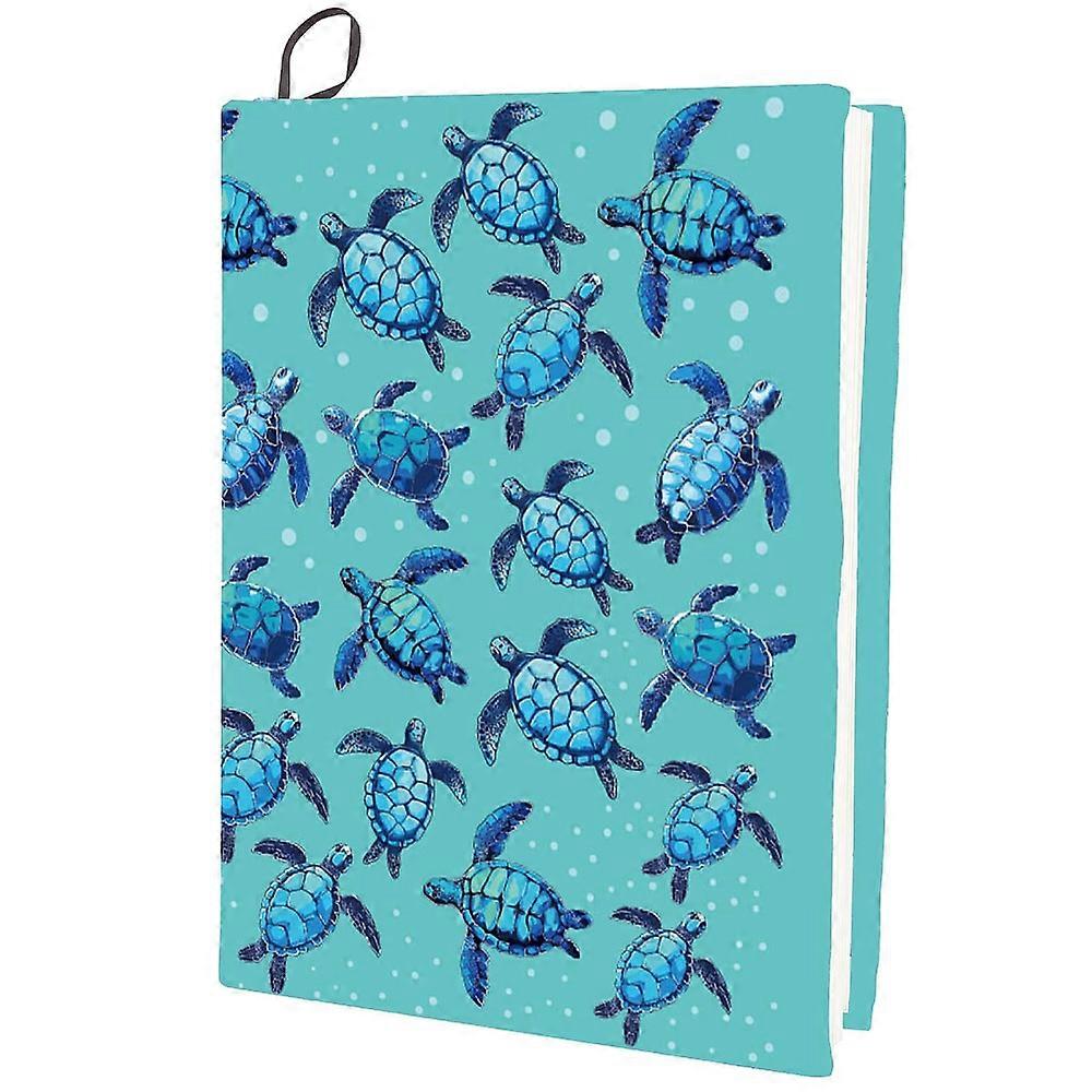 Polyester Book Covers Elastic Notebook Wraps Rectangle Turtle 400x250mm