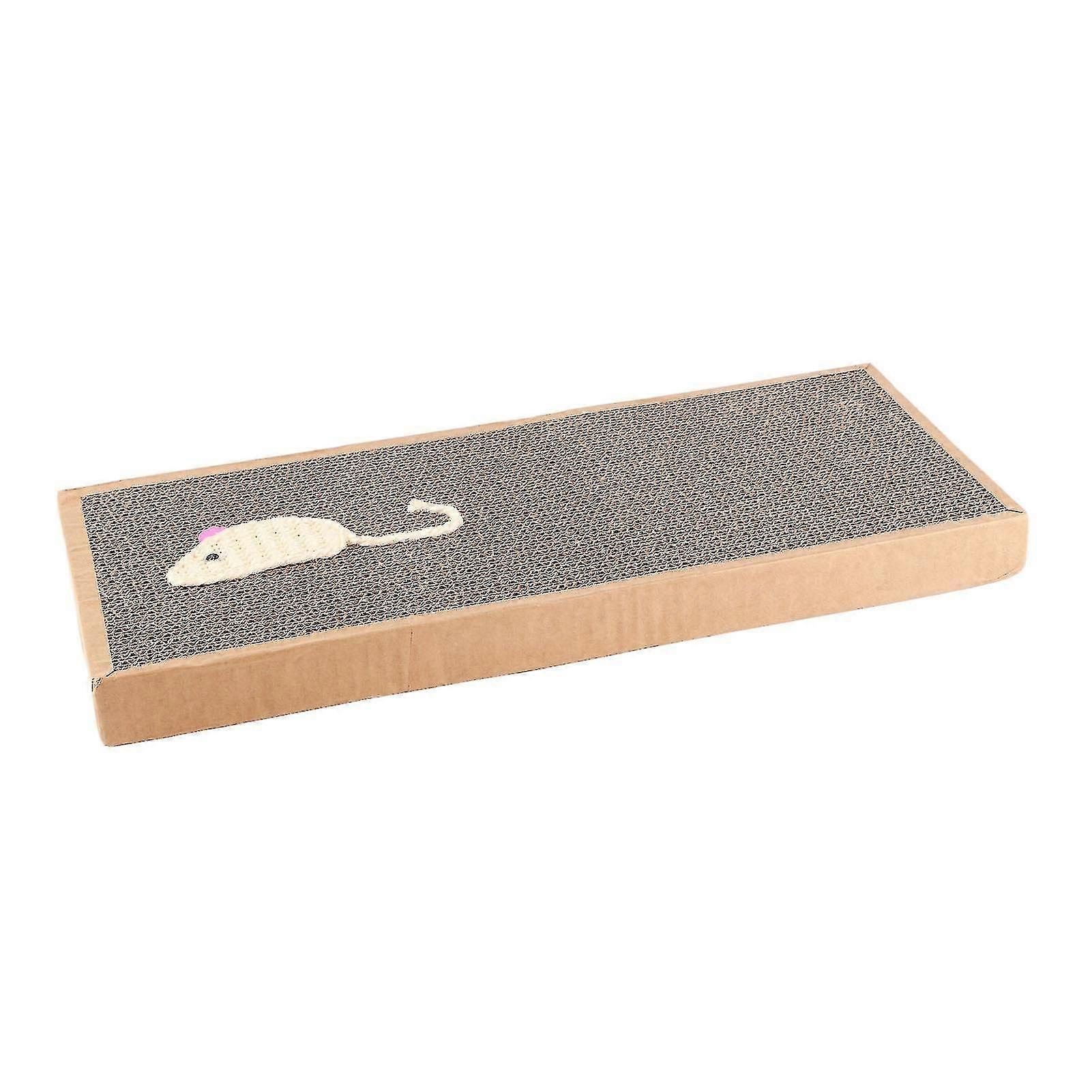 Cat Scratcher Pad Thicken Corrugated Paper Scratch Resistant Interactive Kitten Scratching Board Toy