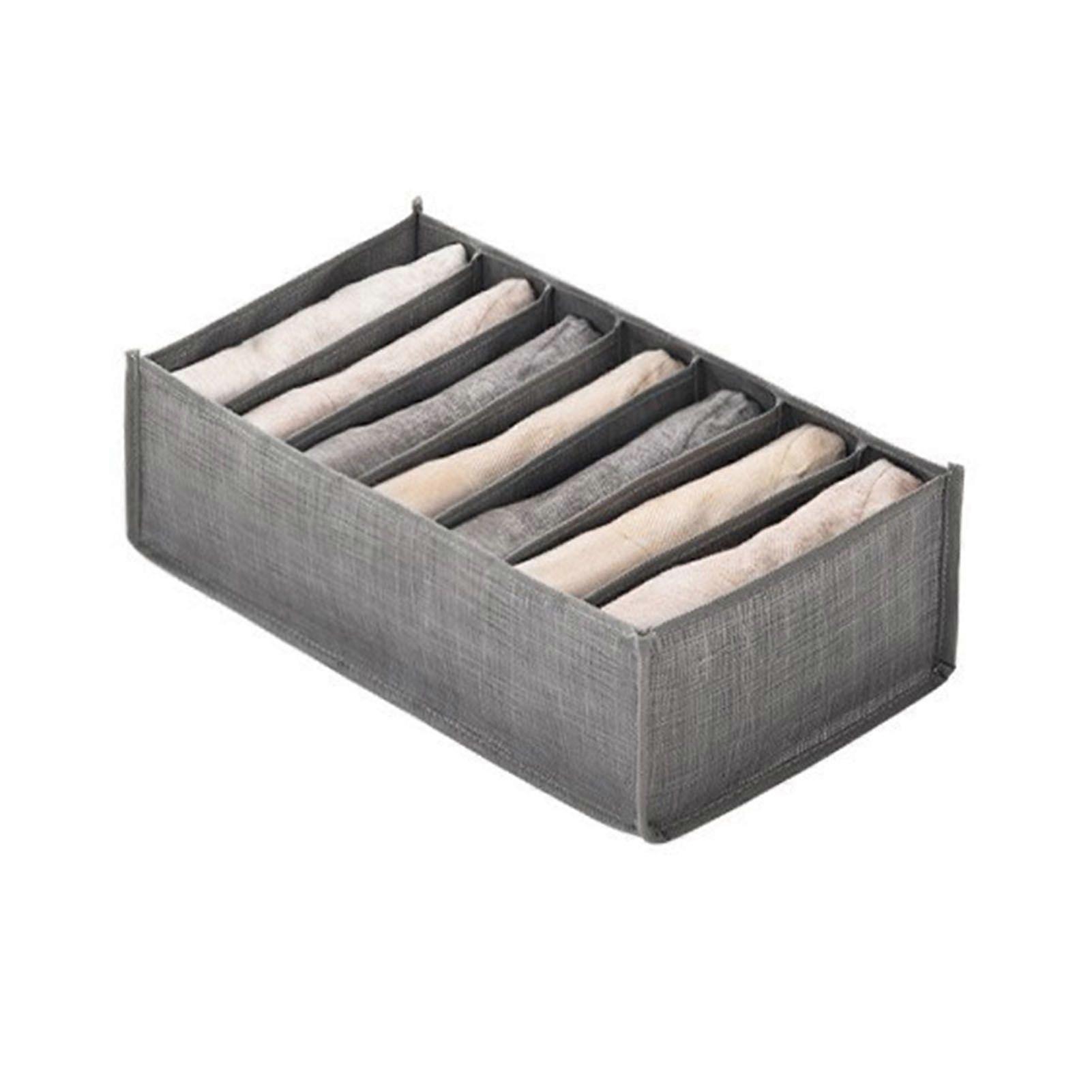 1/3Pcs Clothes Drawer Organizer Bins Large Capacity Multiple Compartments Easy Access Underwear Wardrobe Drawer Dividers