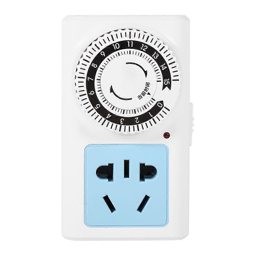 15 Hours Electrical Mechanical Plug Timing Switch Energy-saving Countdown Timer Socket Home Use