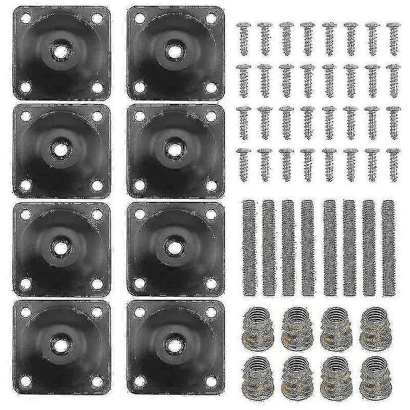 8er-Pack Beinmontageplatten Möbelbeinbefestigungsplatten Sofabeine für Möbel Sofas Sofas Sitze-ylmyFit
