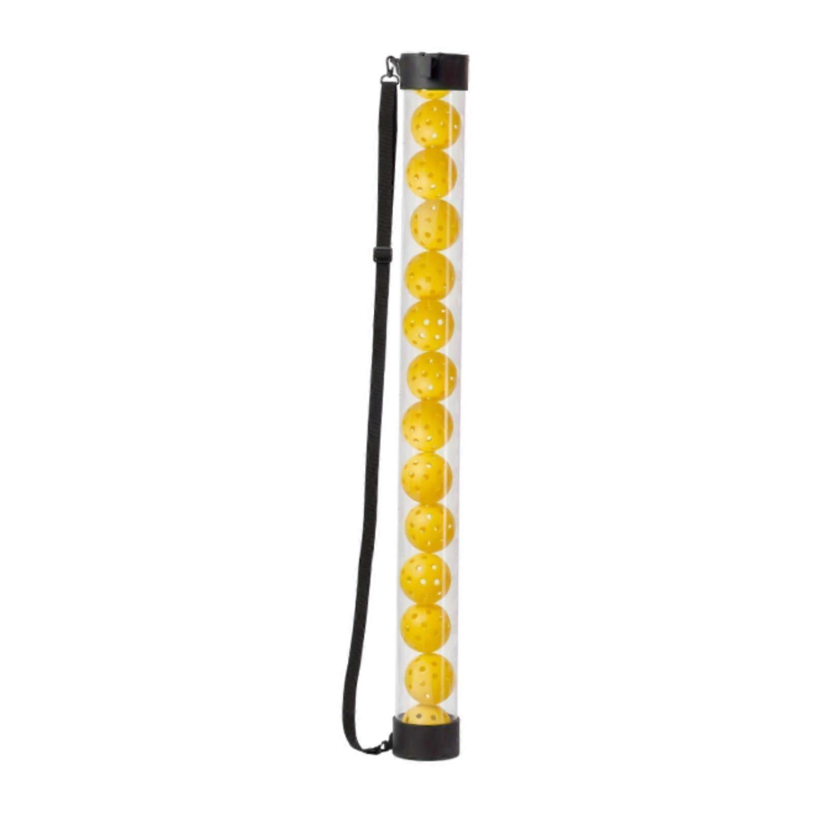 Pickleball Ball Retriever Taşınabilir Hafif Pickleball Seçici Üst Tüp Sarı