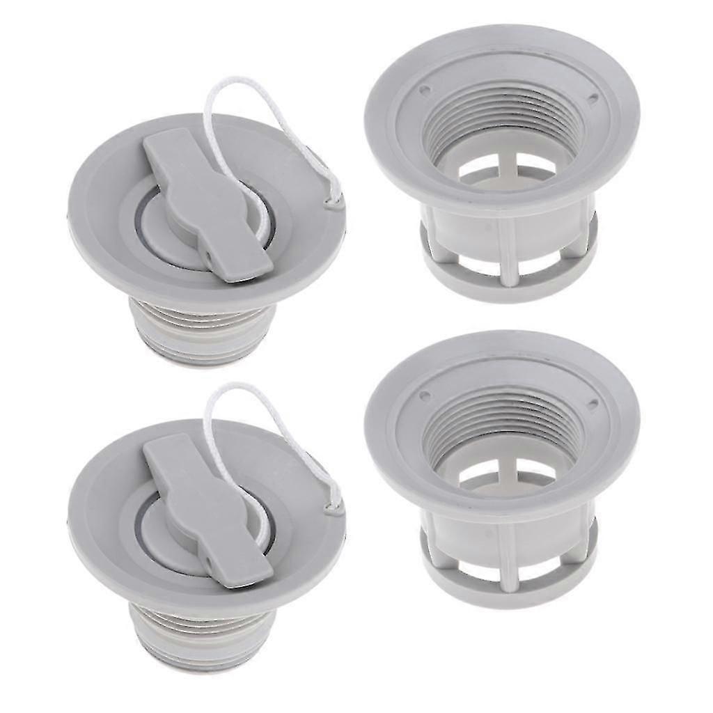 2 Paket Evrensel Hava Valfi Adaptörü Şişme Bot İhale Radye Bot Kano Yedek Parçaları