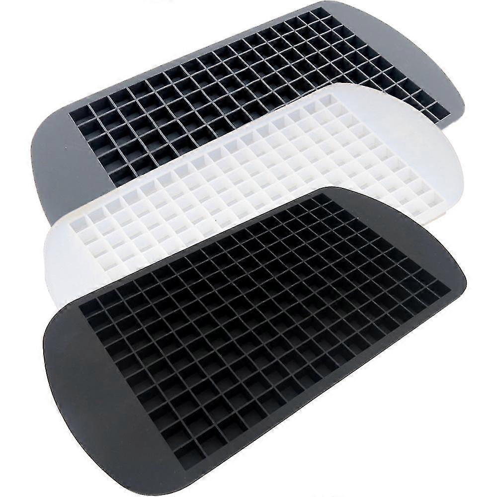 3-pack 160 Mini Ice Cube Trays And Candy Grids Small Ice Maker Tiny Ice Cube Trays