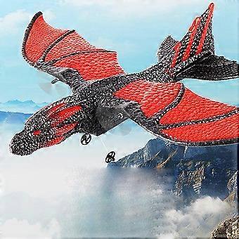 2023 Remote Control Fire Dragon Pterosaur - Lightweight EPP Foam, 18 Min Flight, Easy Control for Kids!