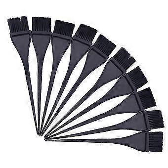 10PCS Professional Hair Tint Brush Hair Dye Applicator Dye Brush (Black)