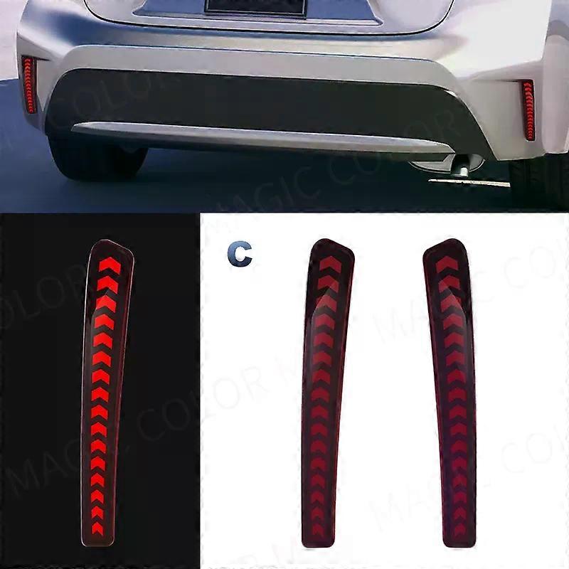 3-in-1 Function For Toyota Corolla Altis L LE XLE 2020 2022 Car Rear Bumper Reflector Red Smoke Turn Signal Light Brake Fog Lmap