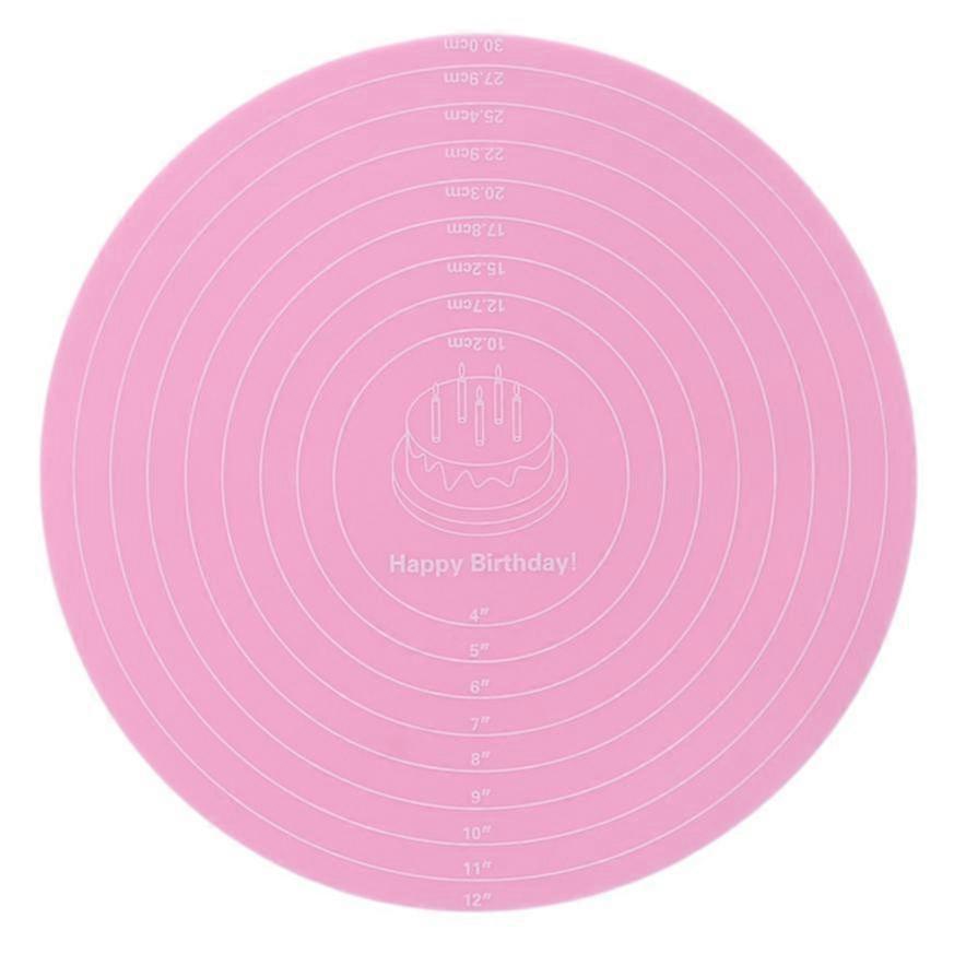 Kitchen Supplies Silicone Round Cake Enamel Table Mat Baking Tool