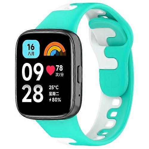 ZRUXE BD-HM 3-275 For Redmi Watch 3 Active Stitching Two Color Silicone Watch Band