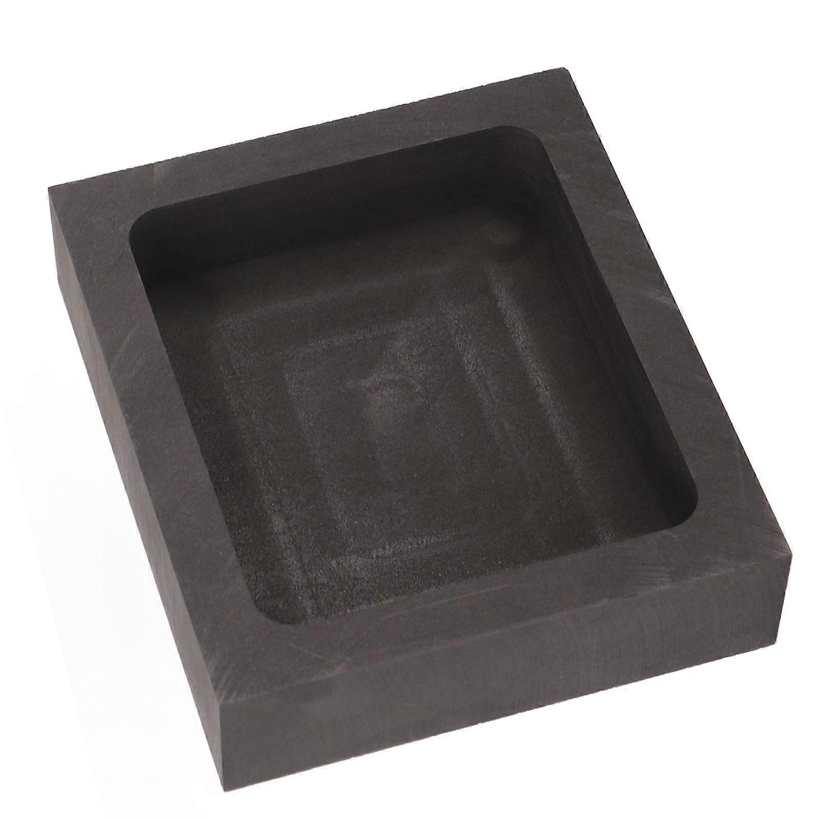Graphite Ingot Mold Melting Gold Silver Brass Graphite Casting Mold for Experiment 