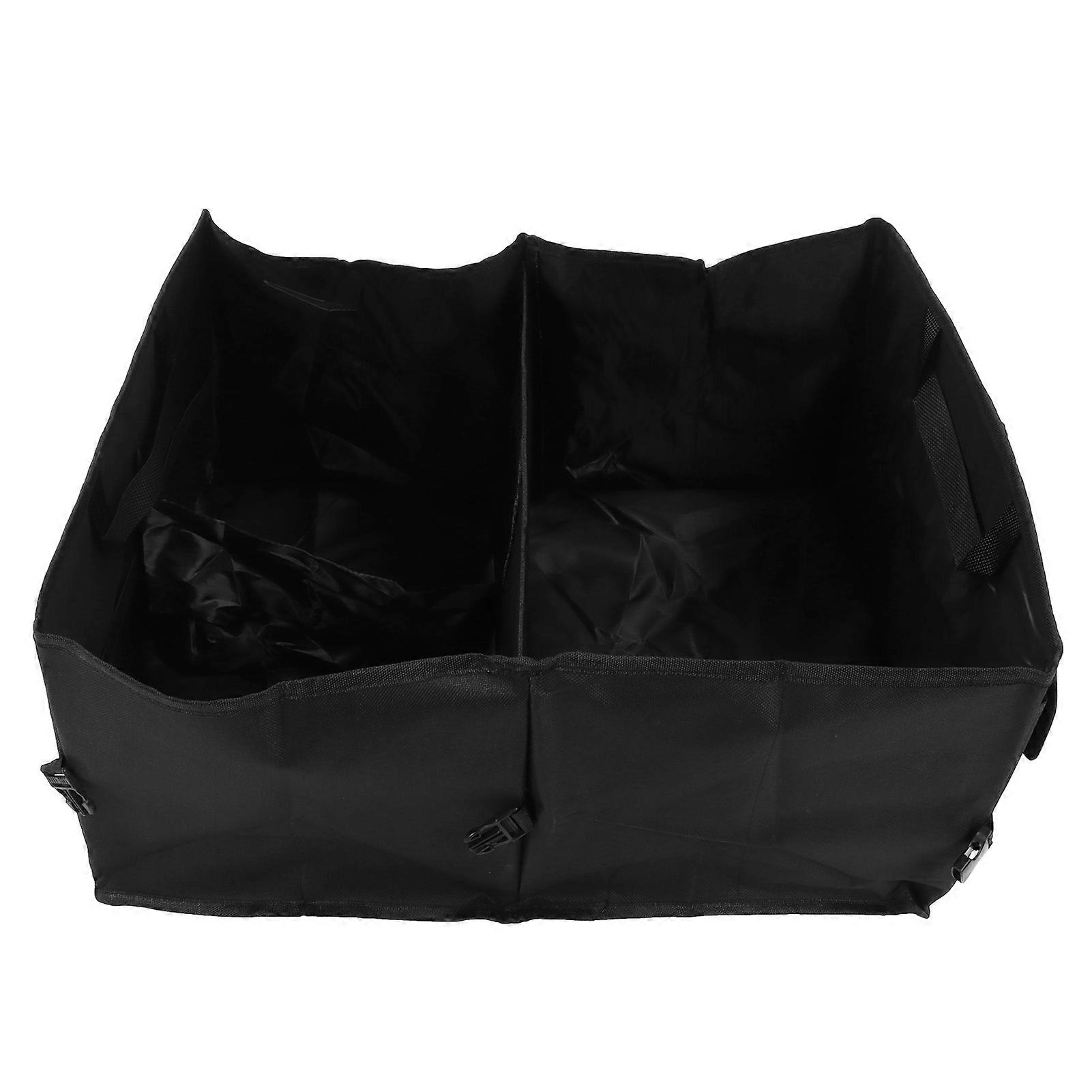Car Storage Box Collapsible Trunk Organizer with Multi-Compartment Design for SUV and Sedan - Durable Auto Storage Solution