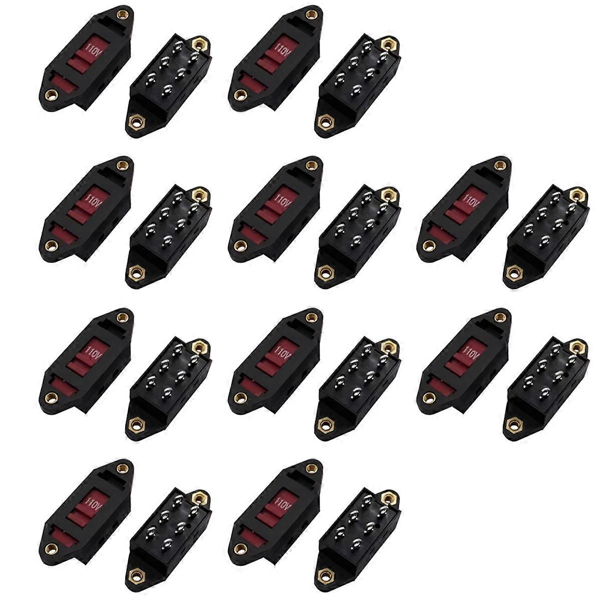 6Pin 110V-220V Power Voltage Conversion Switch 110V-220V Slide Toggle Switch Suitable for Circuits Controlling