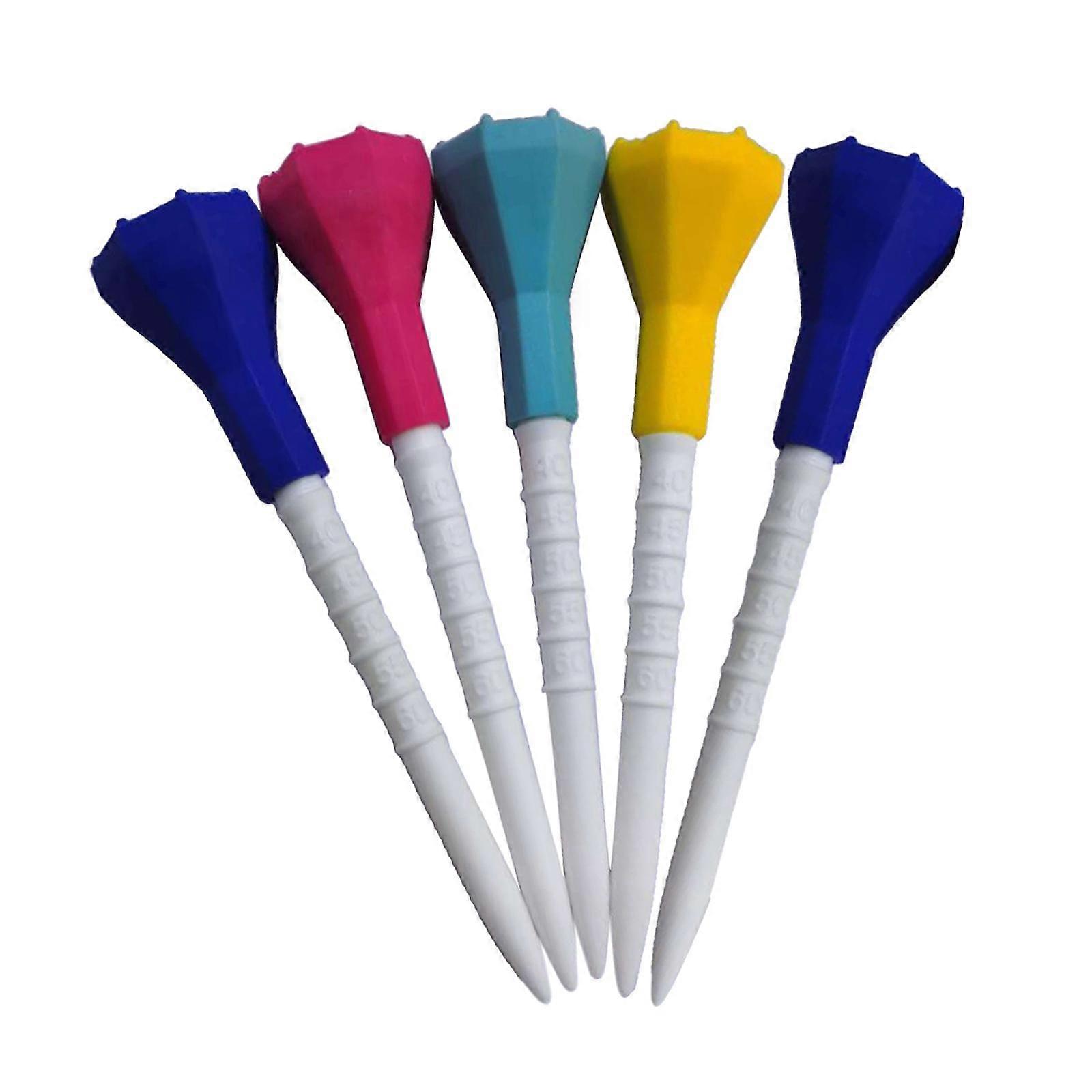 5x Plastic s Unbreakable Rubber Golf Practice