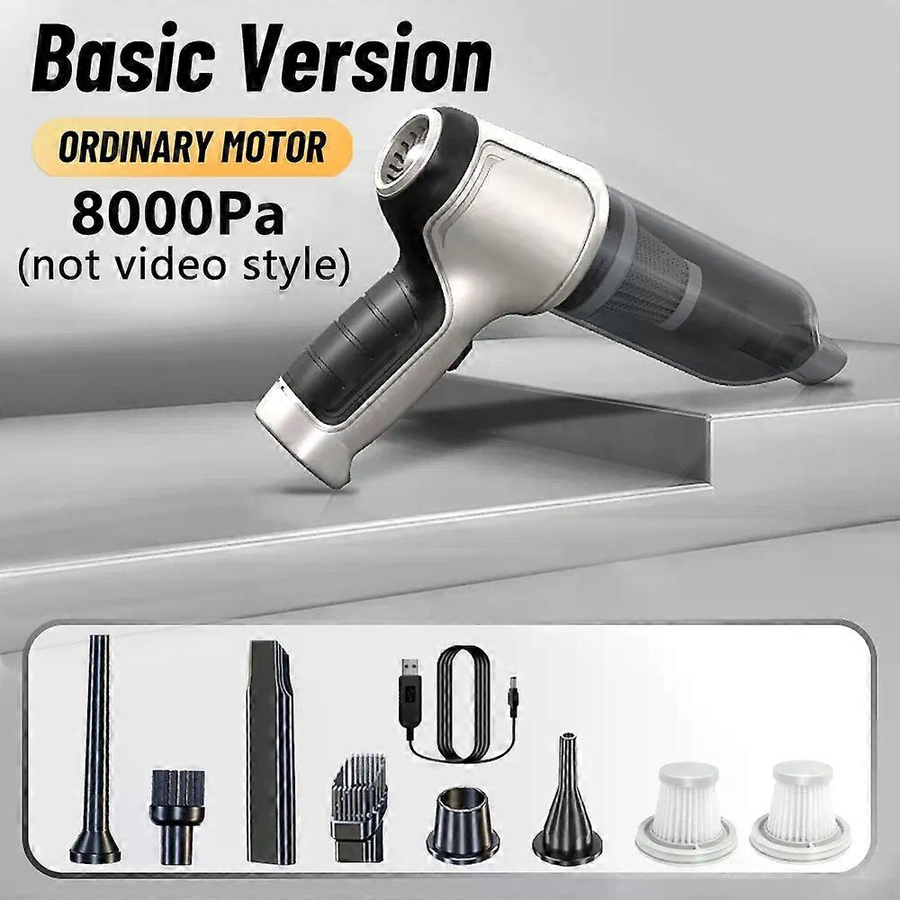 Aspirapolvere per auto senza fili Aspirapolvere robot portatile senza fili potente mini aspirapolvere a mano a doppio uso per auto