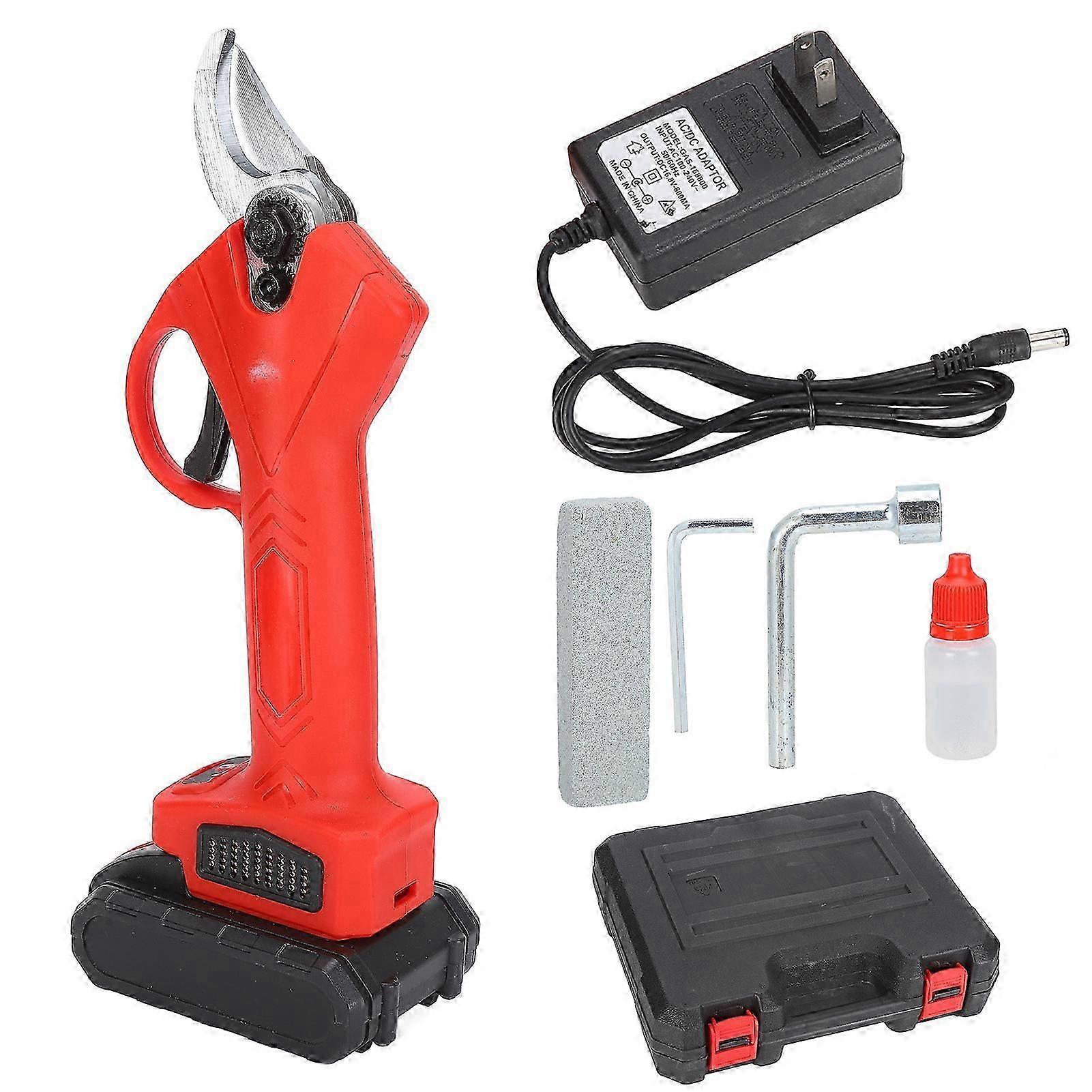 HiLDA Electric Pruning Shears Lithium Ion Cordless Pruner Garden Tools US Plug 100240V