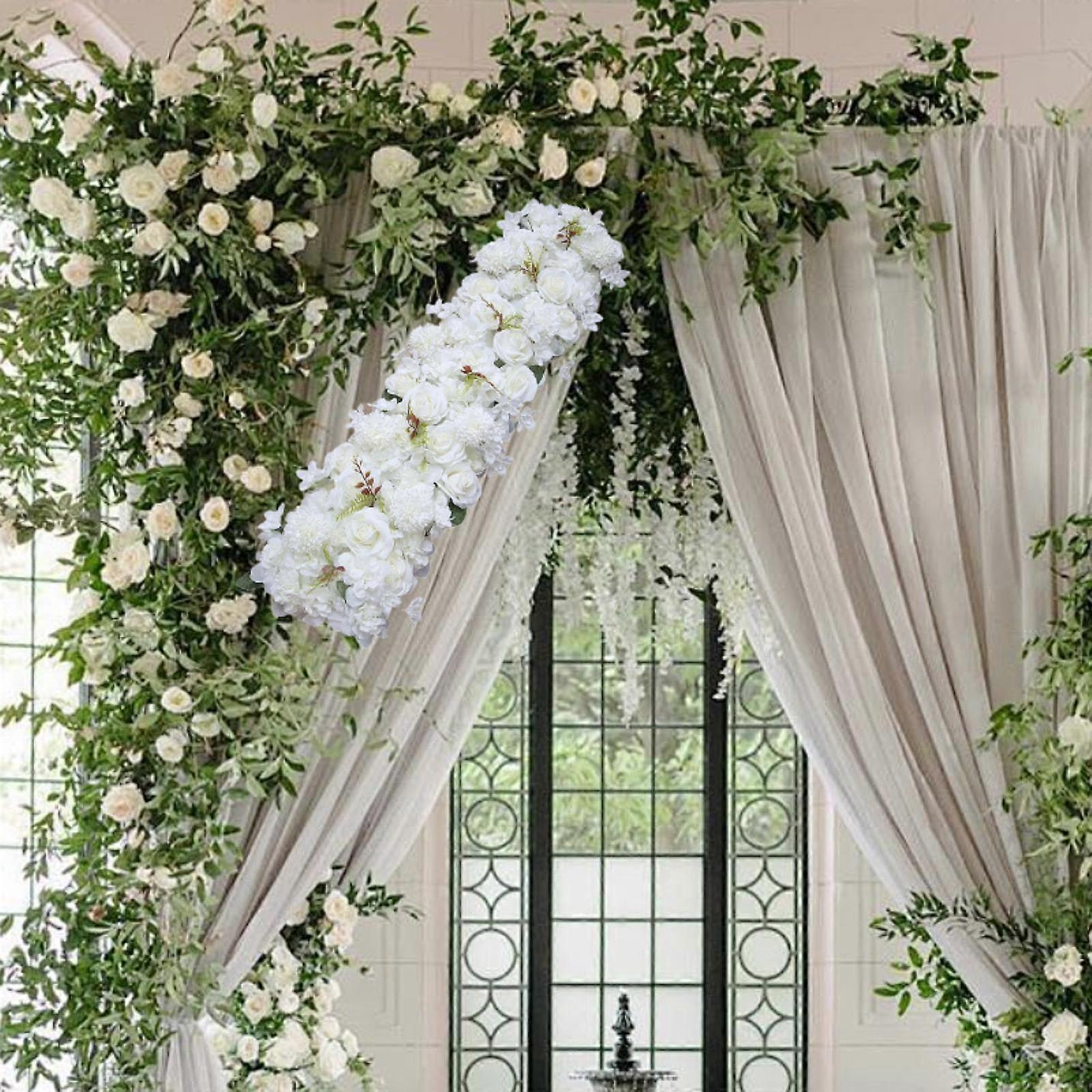 Artificial Flower Panel Arrangement 3D Row Arch Door for Wedding