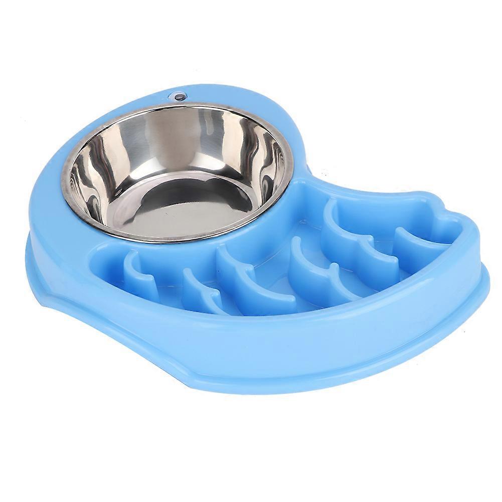 Pet Feeders Supplies Chicken Shape Cat Dog Bowls, PP Stainless Steel, Non-Slip, Easy to Clean, 2 Size Options