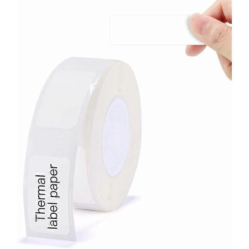 Self-Adhesive Label Tape for NIIMBOT D11/D110/D101 Thermal Printer Waterproof Tear-Proof Easy to Replace White 15x50mm