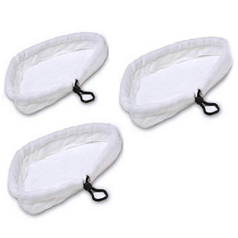 3Pcs Super Absorbent Microfibre Cloth Steam Cleaning Pad Accessories