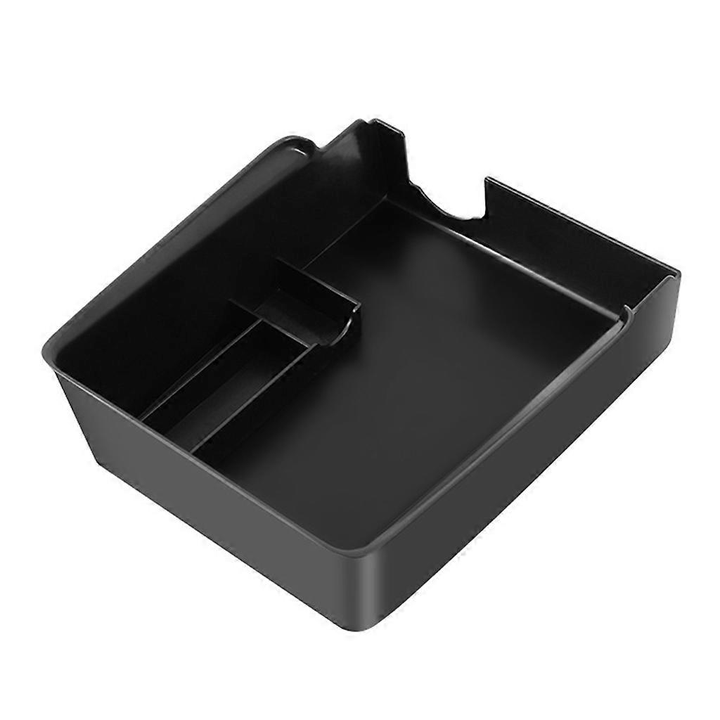 Central Armrest Organizer Tray Black Suede Storage Boxes BFlocking Organizer Containers for Car 3