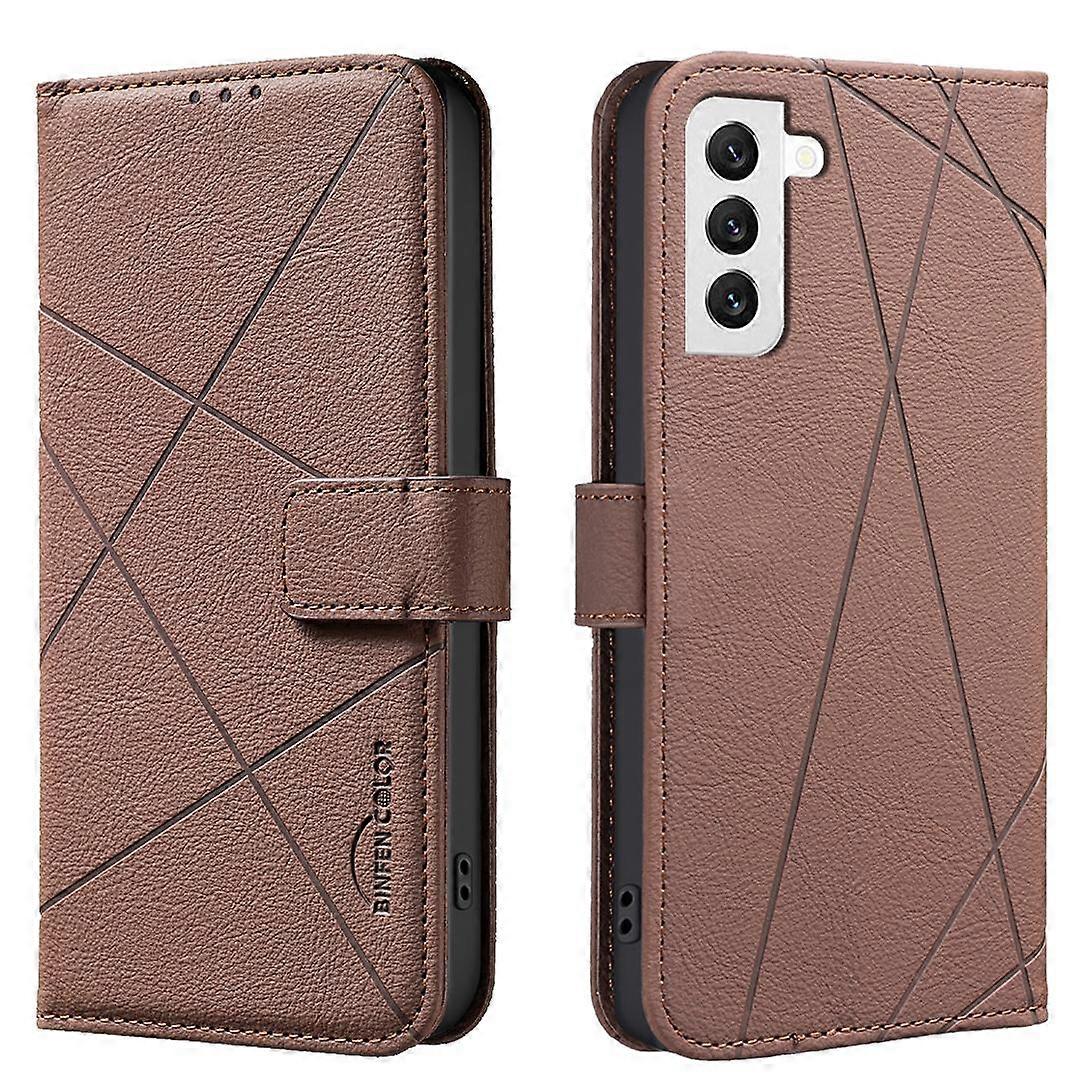 Geometric Pattern RFID Leather Phone Case
