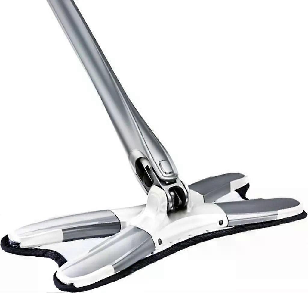 X-Mop with Bucket, Flat Mop with 1 Reusable Microfiber Mop Pad, Floor Mop Set for Hardwood Laminate Tiles