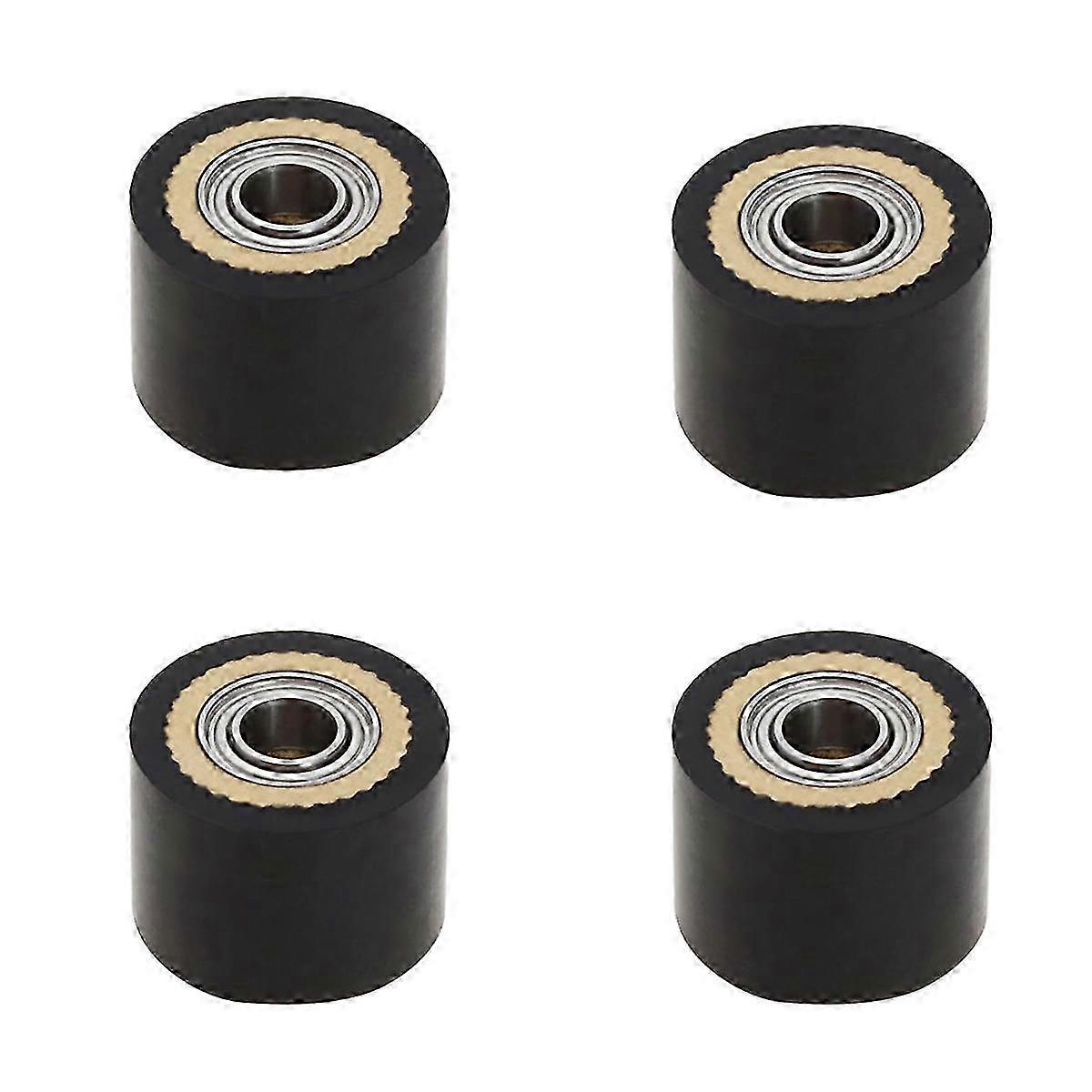 4-Piece 4x10x14mm Pinch Roller Paper Feed Roller Compatible with Mimaki CG Series Cutting Plotters CG-61 and CG130FX