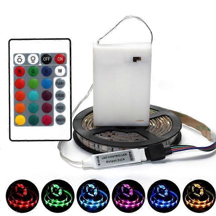 Bande lumineuse de guirlande lumineuse LED Télécommande étanche Lumière décorative