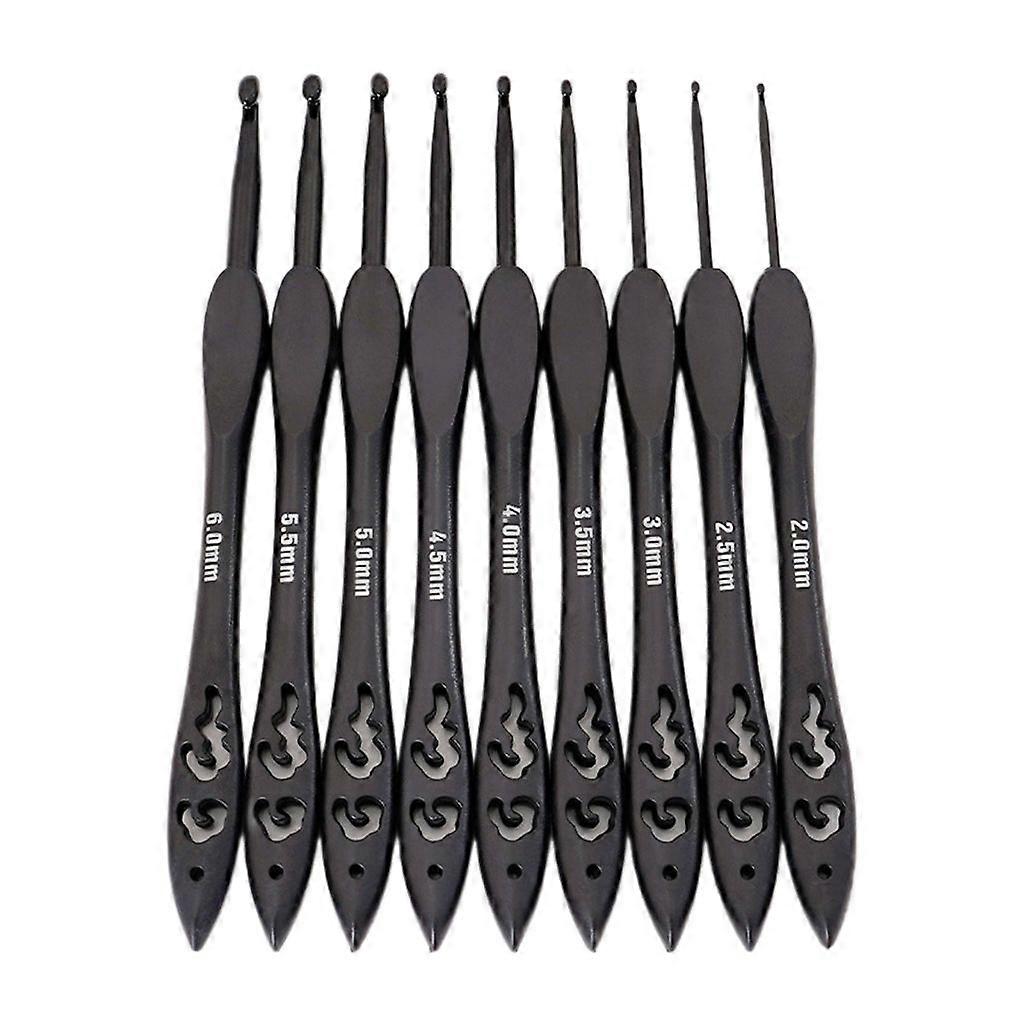 9 Pcs Crochet Hook Set Knitting Needle Practical Crochet Needle for Handicrafts