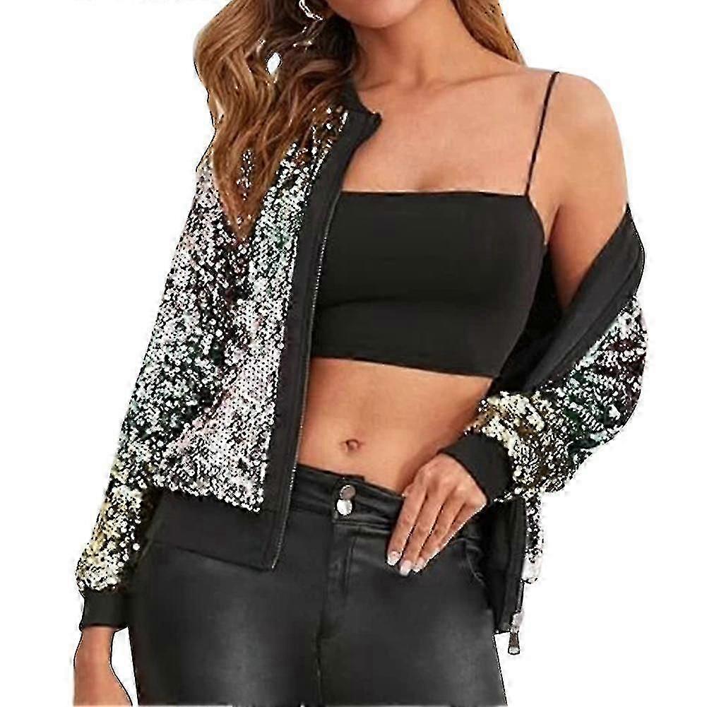 المرأة تريند الترتر خياطة اقتصاص أعلى سترة زر Nightclub_s