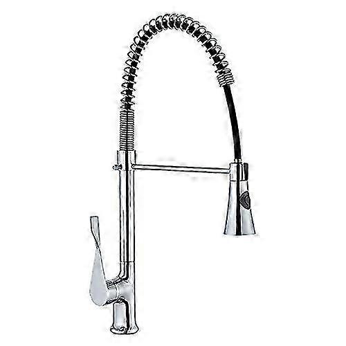 Kitchen Faucet with Pull Down Sprayer, Commercial Spring Kitchen Sink Tap with Pull Out Sprayer