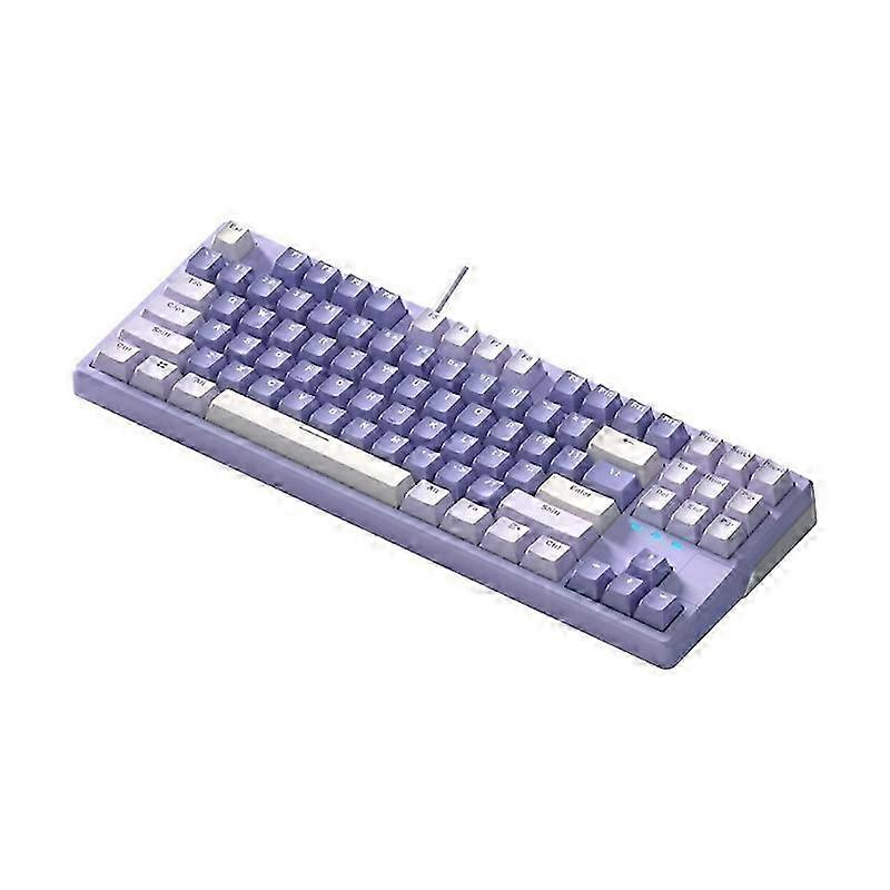 Lavender Wired- Gaming Keyboard Hot Swap 87 Keys PBT-Keycap GASKET Structure 11 Lights