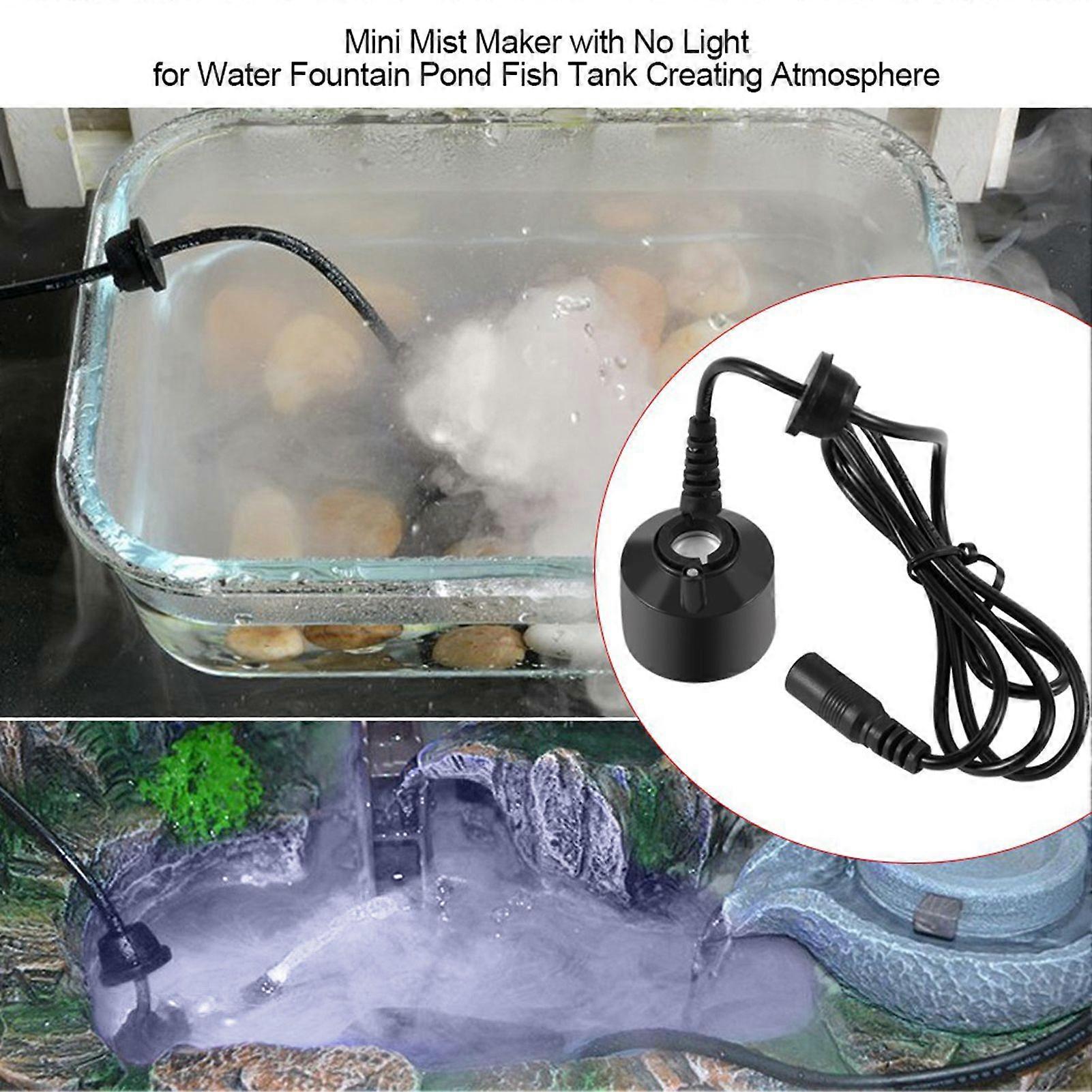 Mini Black with No Light for Water Fountain Pond Fish Tank Creating Atmosphere