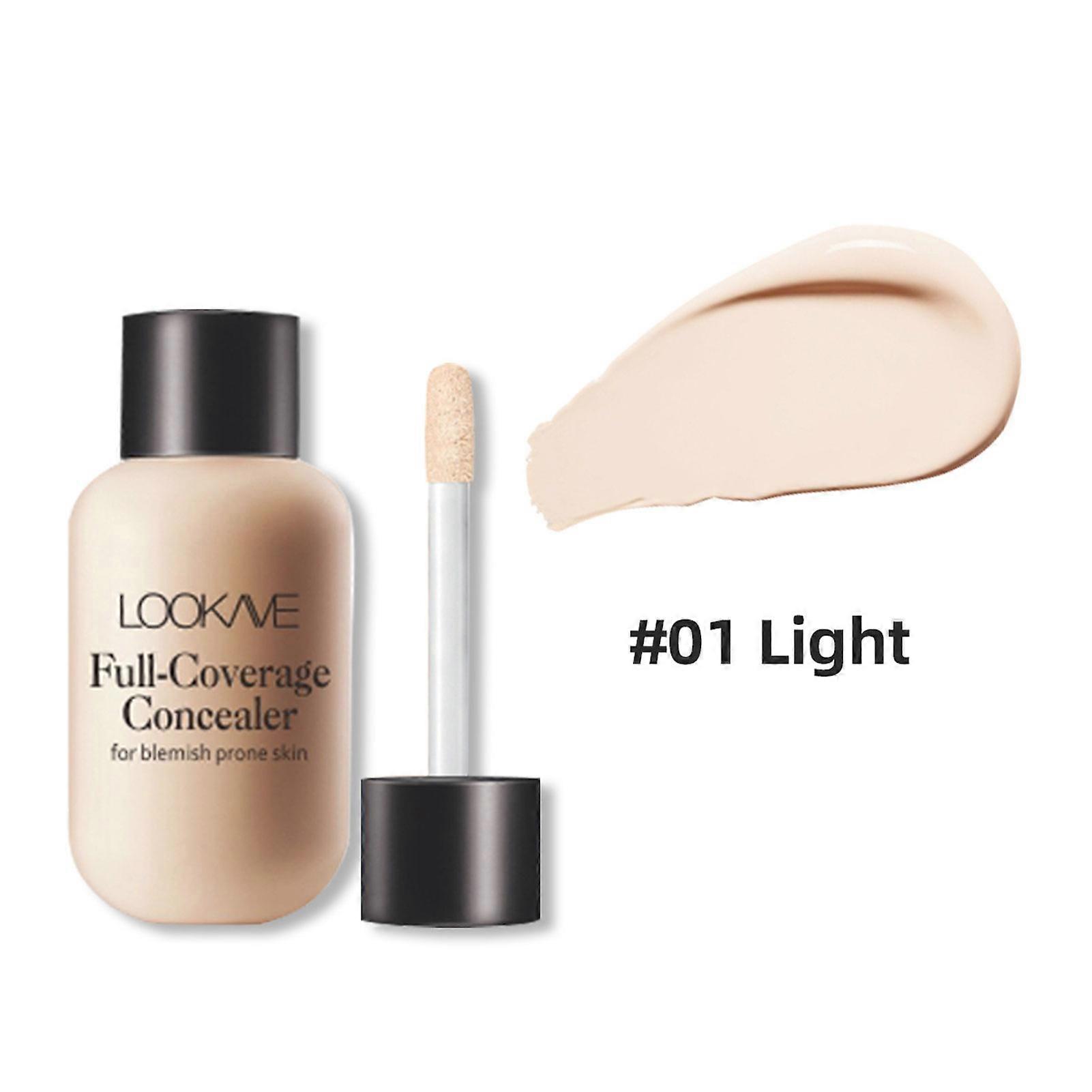 2pcs Students Female Concealer Thin Texture Easy to Carry Makeup Tool
