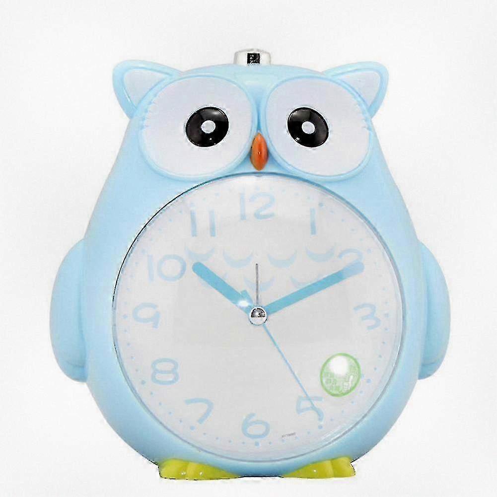 Luz noturna em forma de coruja com modo de duas cores, despertador para crianças e estudantes, design sem digitalização